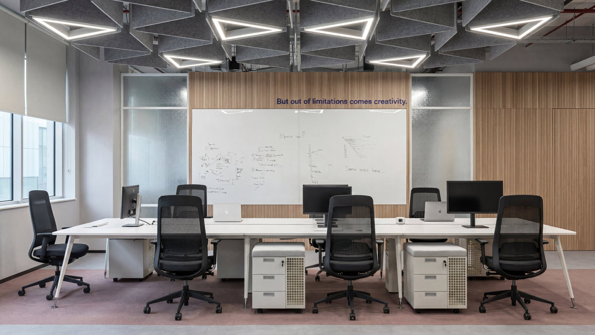 SitLab Frankie chairs in a modern open-plan office