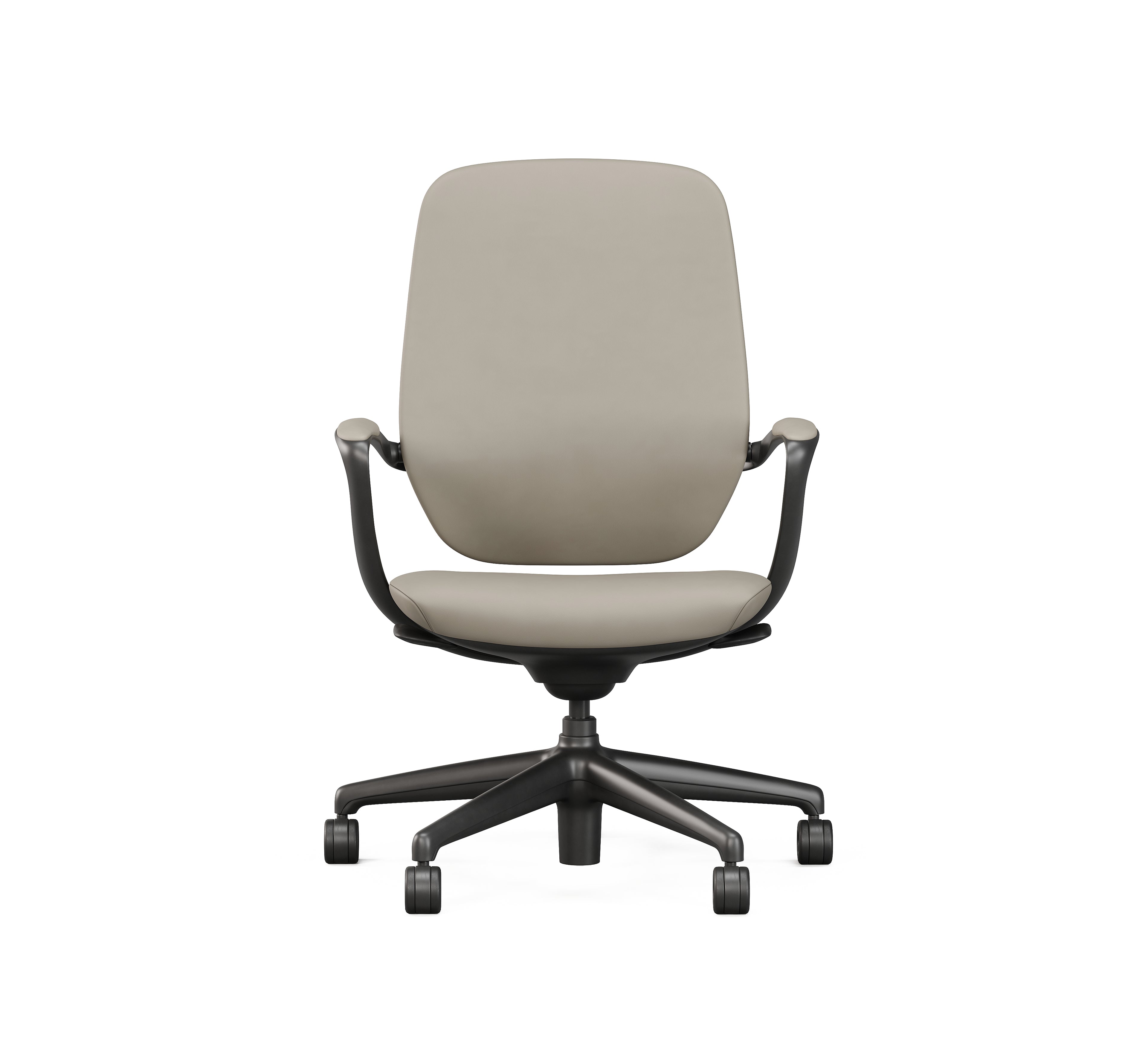 SitLab Amiko ergonomic office chair — Bone (Grey)