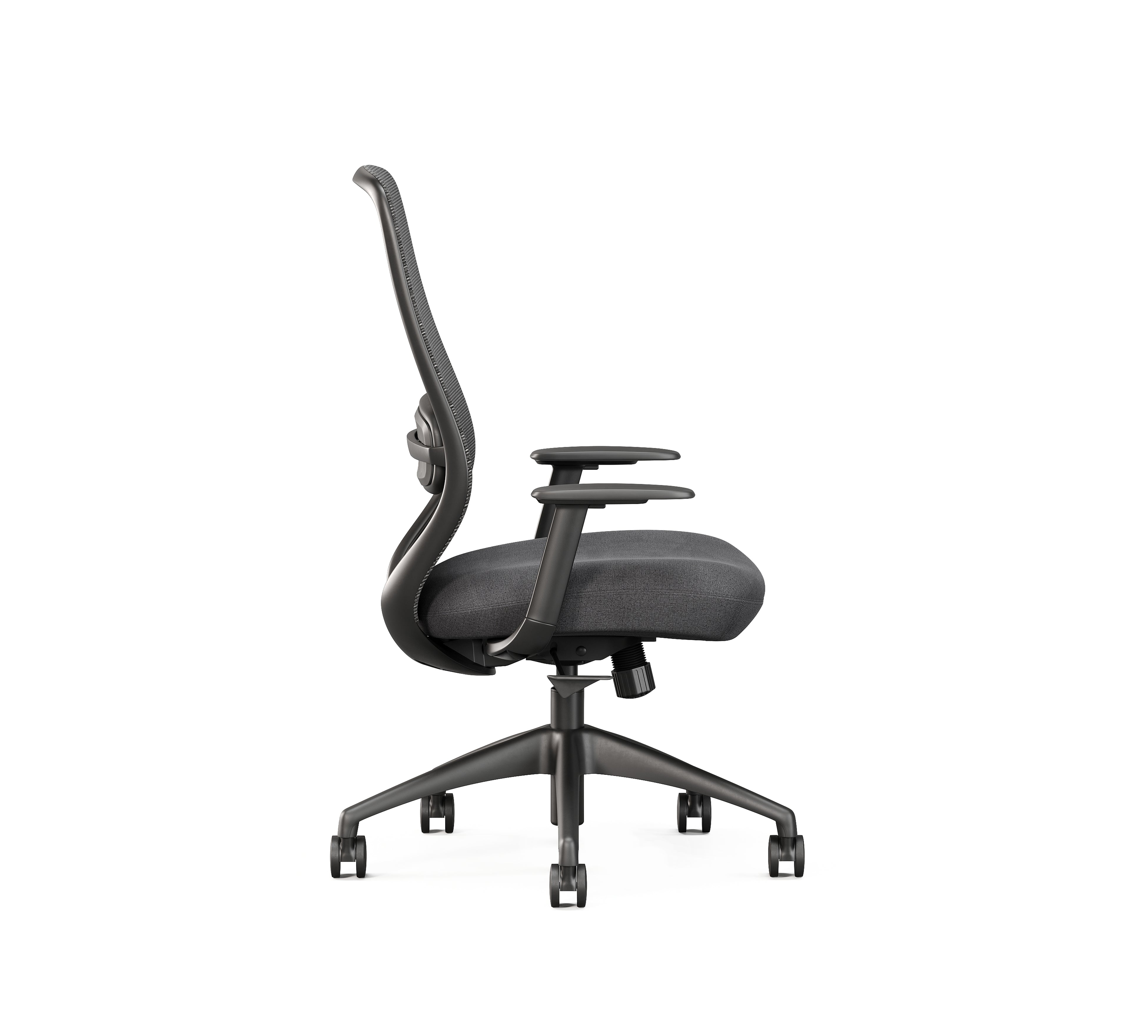 SitLab Harwood task chair with breathable mesh backrest