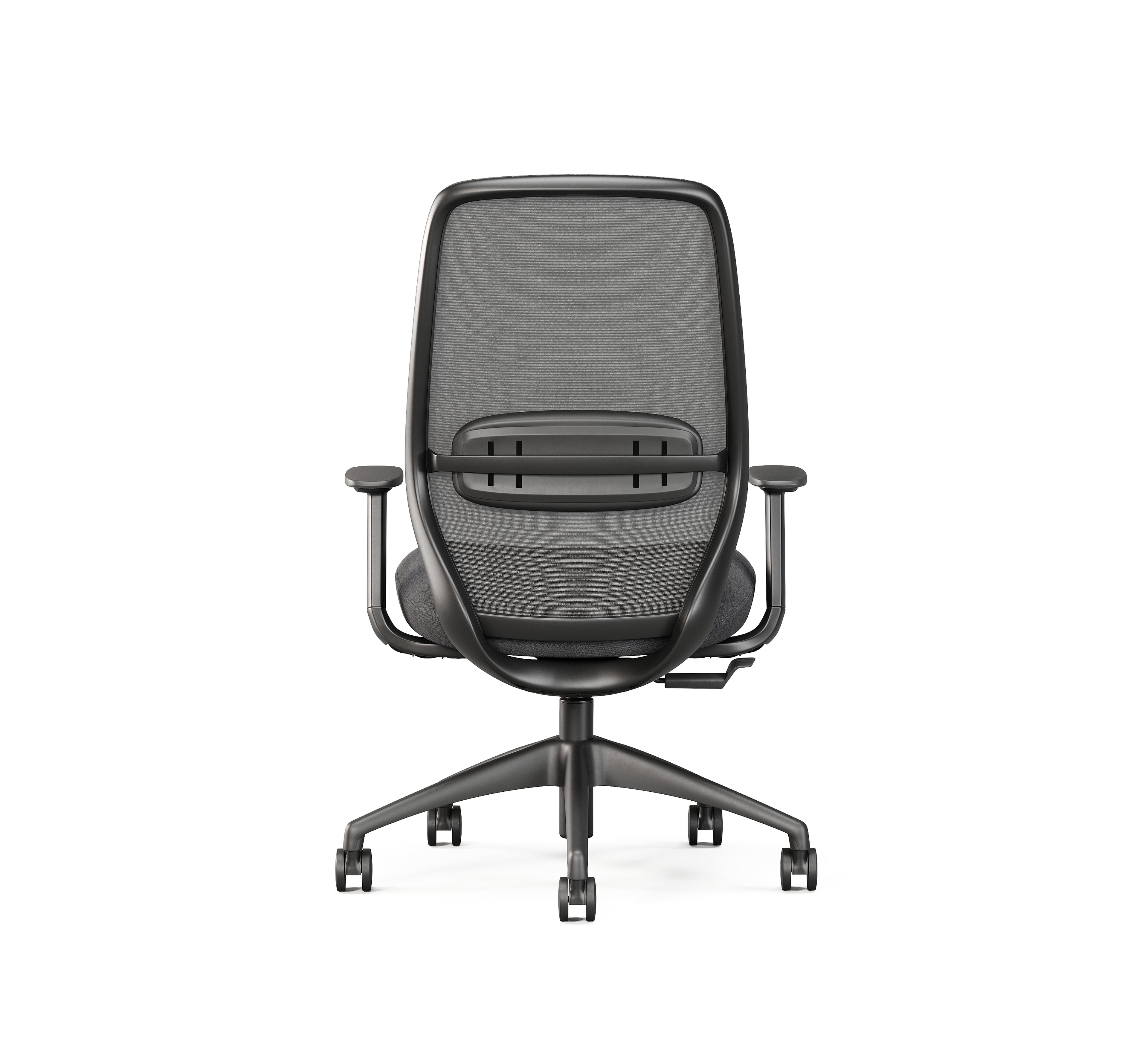 SitLab Harwood task chair with 1D height-adjustable armrests