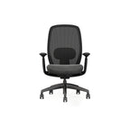 SitLab Remy ergonomic office chair — Midnight