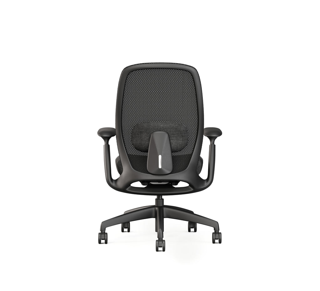 SitLab Remy ergonomic office chair — Midnight, detail